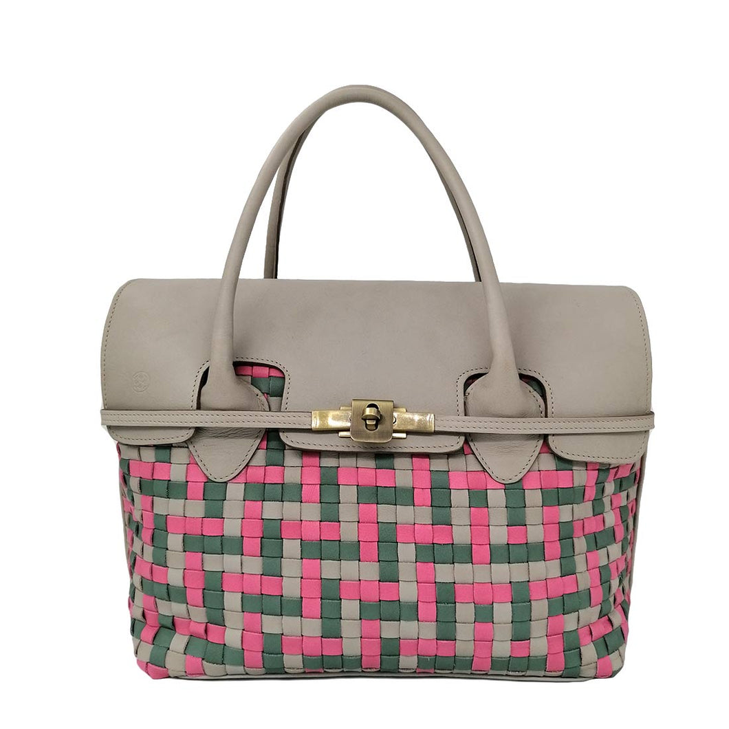 Bauletto Intreccio Rosa